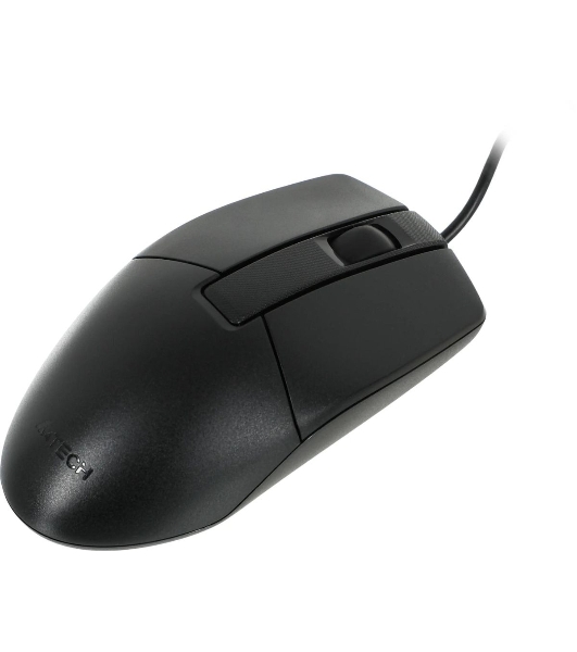 Комплект клавиатура+мышь A4Tech KK-3330S проводной, USB, 1200 DPI, чёрный