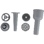 Мясорубка электрическая Bosch MFW 66020 белый/серый, 1800 Вт, 3.0 кг/мин, реверс, защита от перегрузки, насадки - 5, фото3