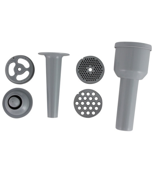 Мясорубка электрическая Bosch MFW 66020 белый/серый, 1800 Вт, 3.0 кг/мин, реверс, защита от перегрузки, насадки - 5