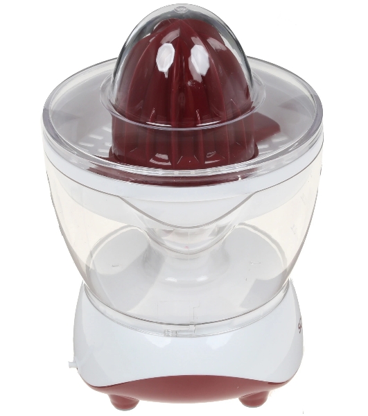 Соковыжималка Scarlett SC-JE50C06 белый/коричневый, цитрусовая, 25 Вт, 700 мл, механическое