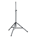 Стойка для акустической системы K&M 21460-009-55 высота от 1375 до 2185 мм, диаметр трубы 35 мм, зажимной винт и стопорная накладка, материал - алюминий, цвет черный, фото 1