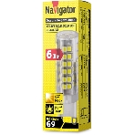 Лампа светодиодная Navigator NLL-P-G9-6-230-3K 6Вт капсульная 3000К теплый белый G9 480лм 230В, фото2