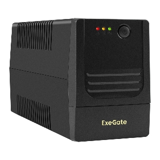 Источник бесперебойного питания ExeGate Power NB-400.LED.AVR.4C13 (400VA/240W, LED, AVR, 4*C13, батарея 12V 4.5Ah, Black)