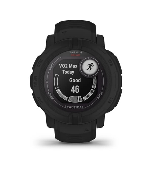 Умные часы Garmin Instinct 2 Solar Tactical, 1.1' MIP, Wi-Fi, Bluetooth, NFC, GPS, IP68, черный