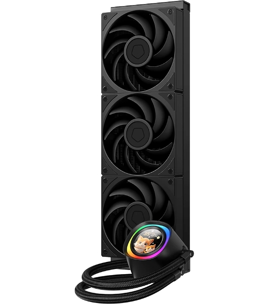 Система жидкостного охлаждения ID-Cooling FX360 LCD PE (Soc 1851/1700/1200/115X/AM5/AM4, 3x120мм fan, 2450rpm, 34.3 дБ, 350W, PWM 4-pin, Al+Cu) (FX360 LCD PE)