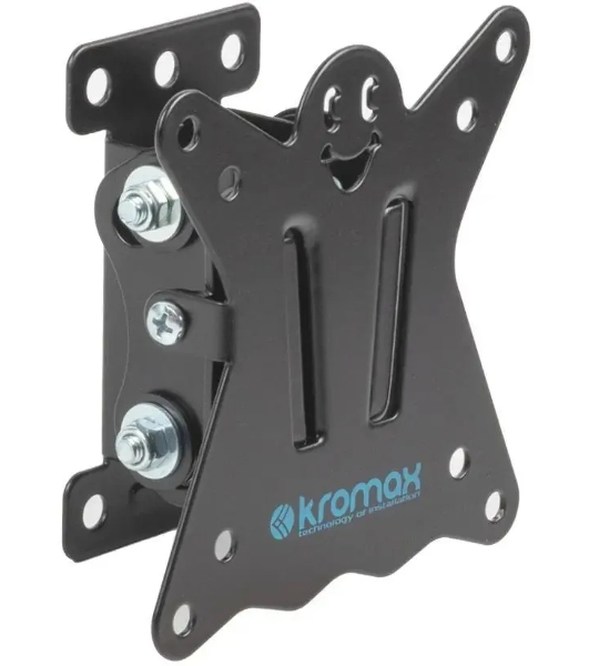 Кронштейн для телевизора Kromax CASPER-101 черный, 10'-32' макс. 25 кг, настенный, наклон