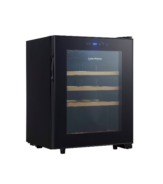 Винный шкаф Cellar Private CP023 черный, 60 л, 1 отсек, 23 бут.