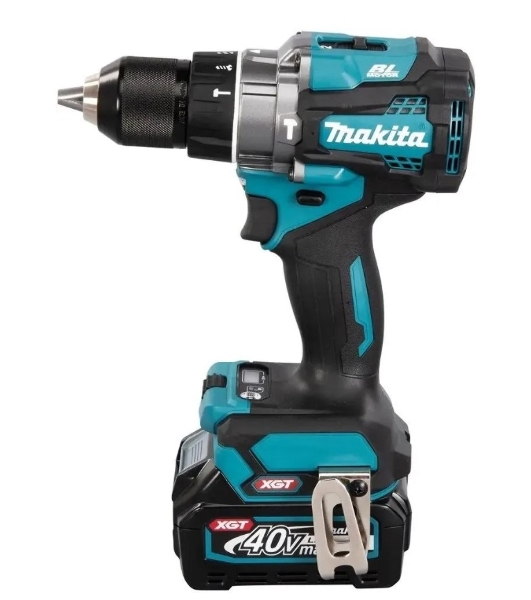 Дрель-шуруповерт Makita HP001GD201, 40 В, 2,5 Ач, 140 Нм, бесщеточный, ударный