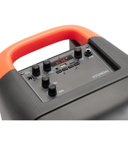 Минисистема Hyundai H-MC1236 черный 40Вт FM USB BT micro SD