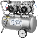Компрессор поршневой Hyundai HYC 30250LMS безмасляный 300л/мин 50л 2000Вт серебристый/черный, фото5