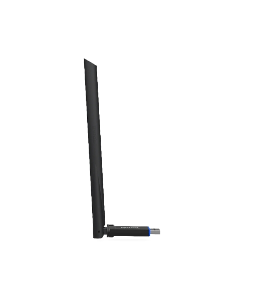 Двухдиапазонный Wi-Fi адаптер Tenda U11 Pro 2,4/5 ГГц, до 900 Мбит/с, передатчик 20 dBm, подключение USB 2.0, 1х6dBi