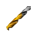 Сверло спиральное по металлу Denzel 7,5 x 109мм, Р6М5, Golden Tip, многогранная заточка, фото4