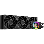 Система жидкостного охлаждения ID-Cooling FX360 LCD PE (Soc 1851/1700/1200/115X/AM5/AM4, 3x120мм fan, 2450rpm, 34.3 дБ, 350W, PWM 4-pin, Al+Cu) (FX360 LCD PE), фото 1