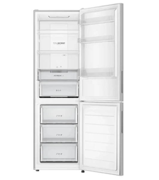 Холодильник Haier CEF536CSG серебристый двухкамерный 240/105 л морозилка снизу, No Frost