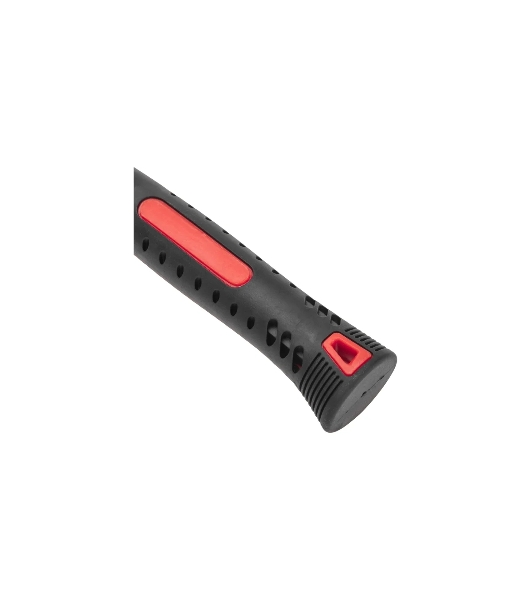 Киянка резиновая Kranz KR-12-8154 680 г, черно-белая резина, фибергласовая рукоятка