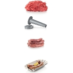 Мясорубка электрическая Bosch MFW 66020 белый/серый, 1800 Вт, 3.0 кг/мин, реверс, защита от перегрузки, насадки - 5, фото5