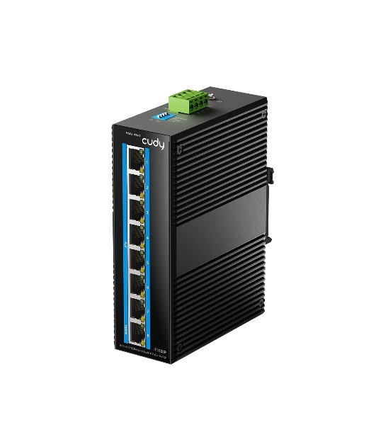Коммутатор CUDY IF1008P, 8×100 Мбит/с, неуправляемый