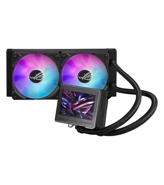 Система жидкостного охлаждения ASUS ROG RYUJIN III 240 ARGB Black, 240 мм, 2x120 мм, ARGB