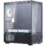 Компьютерный корпус 1STPLAYER MIKU Mi2-A ARGb черный mATX 3x120мм ARGb fans Mi2-A-BK-2FC7R-1FC7, фото 1