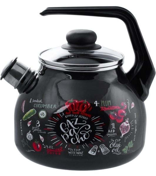 Чайник APPETITE 4с209я Gazpacho эмал 3,0 л со свистком