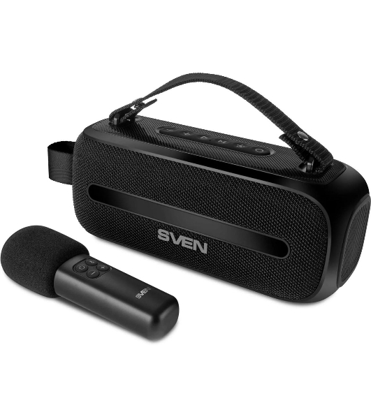 Колонка портативная SVEN PS-255 черный 12W 1.0 BT 3600mAh
