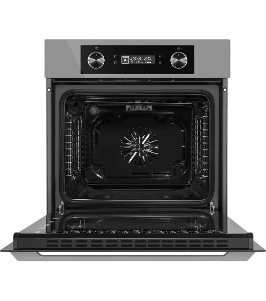 Шкаф духовой электрический Maunfeld AEOH60102S, 60л, дверца с 3 стеклами, нержавеющая сталь