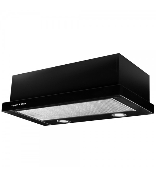 Вытяжка встраиваемая Zigmund & Shtain K 017.6 B черный, 60 см, 700 куб. м/ч, 51 дБ