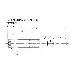 Газлифт Бюрократ E017 E017G4DWZ/3CL/140 черный, фото2