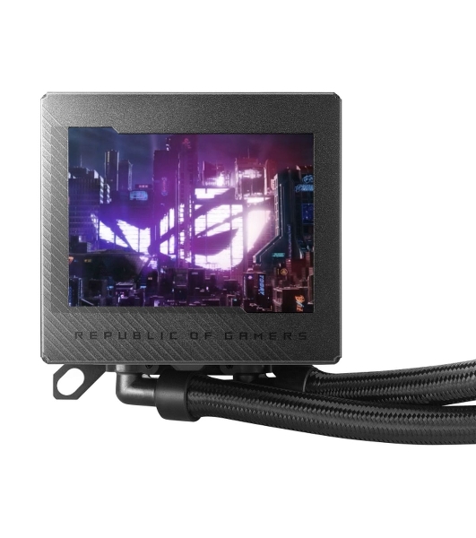 Система жидкостного охлаждения ASUS ROG RYUJIN III 240 ARGB Black, 240 мм, 2x120 мм, ARGB
