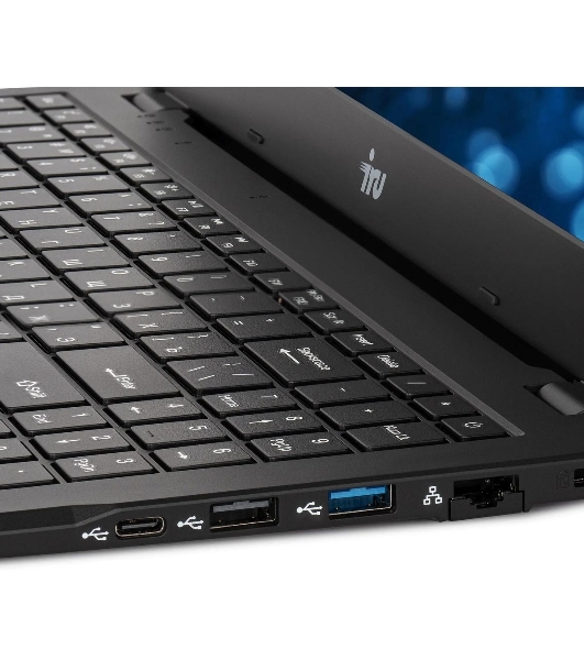 Ноутбук IRU Planio 15ING N100 8Gb SSD512Gb Intel Iris Xe graphics 15.6' IPS FHD (1920x1080) Windows 11 Professional black 6000mAh (2059105)
