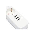 Сетевой фильтр Гарнизон 2.0 Мультипорт EPS-4-U3-W-4, 4 р, 10А, 3xUSB, 4 м, ур.защиты 2+, белый, пакет, фото9