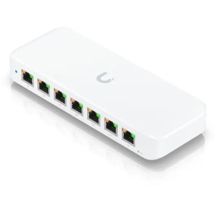 Коммутатор Ubiquiti UniFi Switch Ultra 60W PoE-коммутатор, 8х 1G RJ45, раздача 52 Вт