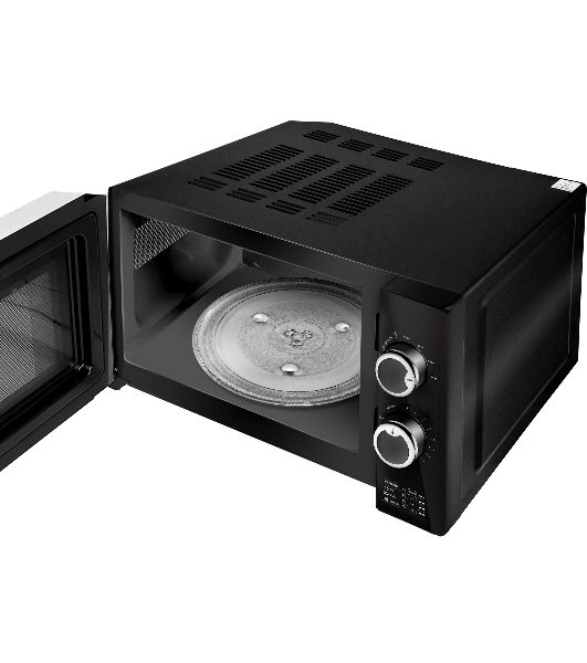 Микроволновая печь Centek CT-1570 черный, 23 л, 900 Вт, переключатели - поворотный механизм