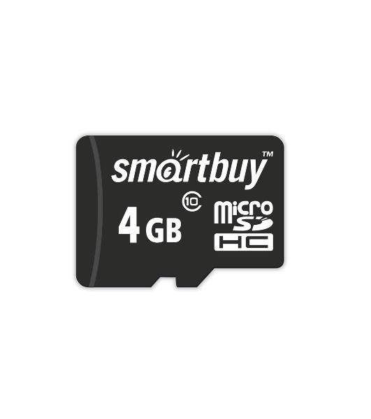 Флеш карта microSD 4Gb Smartbuy microSDHC Class 10
