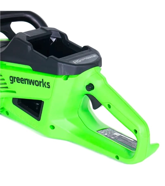Цепная пила аккумуляторная GreenWorks GD40CS20Xk4, 40V, 40 см, 2000 Вт, бесщеточная, c 1хАКБ 4 Ач И ЗУ (2008807UB)