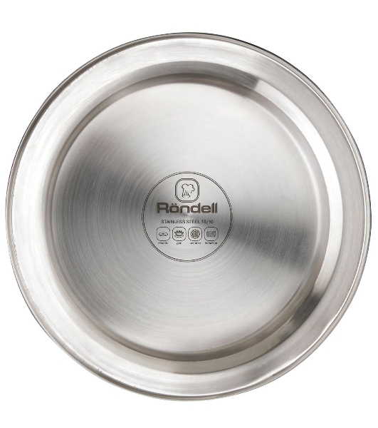 Чайник для плиты металлический Rondell Solo RDS-1608 2.5 л. стальной