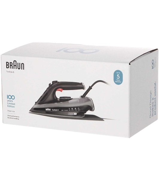 Утюг паровой Braun SI5088BK черный/серый, 2800 Вт, 50 г/мин, 220 г/мин, 300 мл