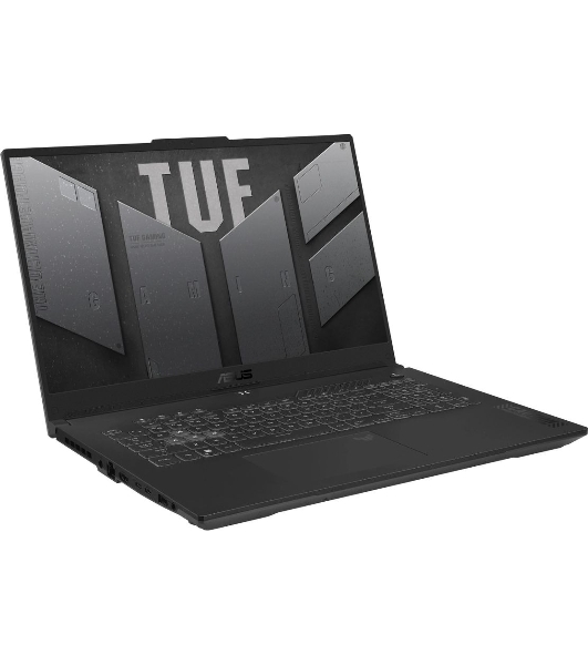 Ноутбук ASUS TUF Gaming A17 FA707NUQ-HX040/17.3'/IPS/AMD Ryzen 7 170/16Gb/1024Gb SSD/NVIDIA GeForce RTX 4050 6GB/noOS/серый/2.6kg