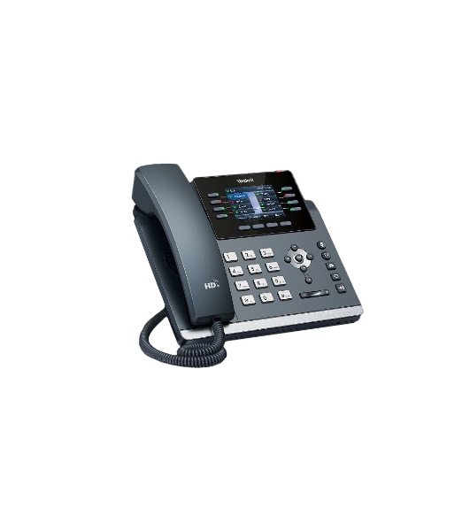 IP-телефон YEALINK SIP-T44W, 12 аккаунтов, 2 порта USB, Wi-Fi, цветной экран 2.8', BLF, PoE, GigE, без БП, шт