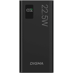 Портативный аккумулятор Digma DGPF30A 30000mAh QC3.0/PD3.0 22.5W 3A 4xUSB-A/USB-C черный