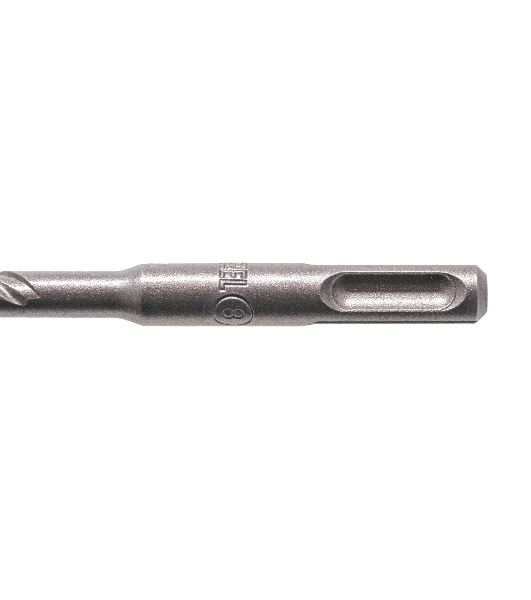 Бур по бетону Denzel двойная спираль, Cobalt W-tip, 8x160 мм, SDS PLUS