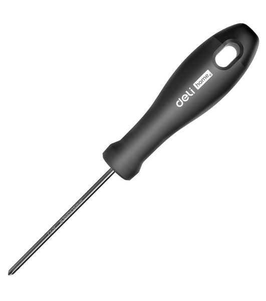 Крестовая отвертка ';Home Series'; Deli HT1203 PH0x75мм Эксклюзивный дизайн. Рукоятка из высококачественного софттач пластика