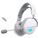Гарнитура ASUS ROG Pelta белый, беспроводная + проводная, радиоканал, до 90 ч, подсветка, совместимость с PS5, фото6