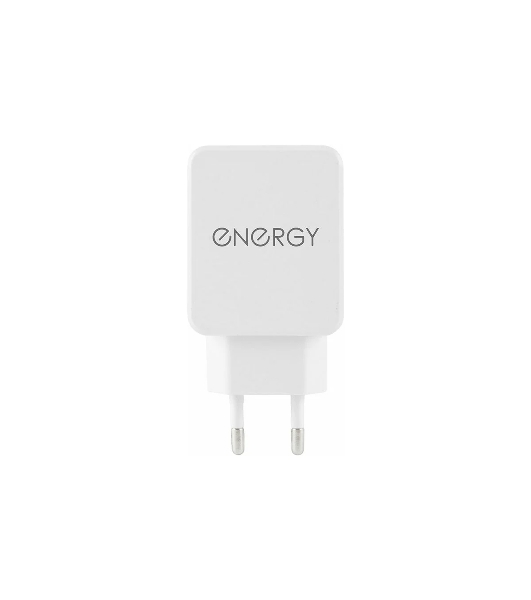 Сетевое зарядное устройство ENERGY ET-32, 2,1А, белый (104290)