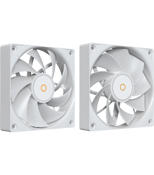 Кулер для процессора CPU Cooler Ocypus Delta A62 EX WH Digital (250W, 4-pin PWM, LED temp., 160mm, Al/Cu, 6x6mm, 2x120mm, 70CFM, 31dBA, 1800RPM, S: 1851/1700/1200/115X, AM5/AM4, white)