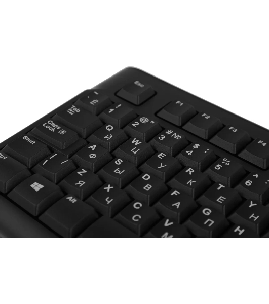 Клавиатура проводная Logitech K120 for business, USB черный (заводская гравировка)