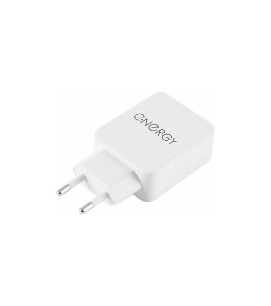 Сетевое зарядное устройство ENERGY ET-32, 2,1А, белый (104290)