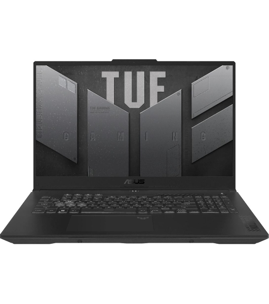 Ноутбук ASUS TUF Gaming A17 FA707NUQ-HX040/17.3'/IPS/AMD Ryzen 7 170/16Gb/1024Gb SSD/NVIDIA GeForce RTX 4050 6GB/noOS/серый/2.6kg
