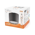 Светильник Gauss LED накладной с рассеивателем 10W 3000K 88х75мм 1/30 черный, фото3