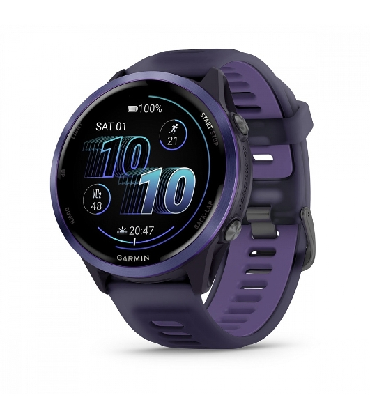 Умные часы Garmin Forerunner 970, 1.4' AMOLED, Wi-Fi, Bluetooth, NFC, 50м, фиолетовый